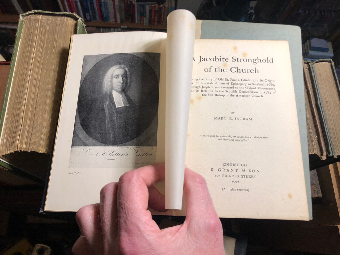 A Jacobite Stronghold of the Church : Jacobean History Scotland :Mary E. Ingram