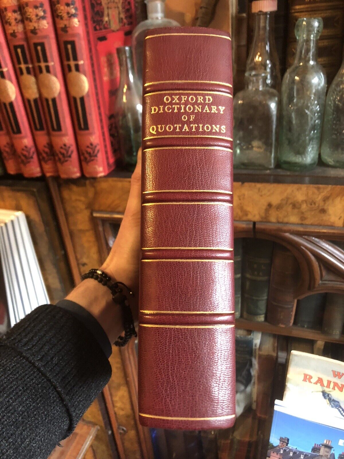 Oxford Dictionary of Quotations : Fine Binding : George Watson Prize Edinburgh