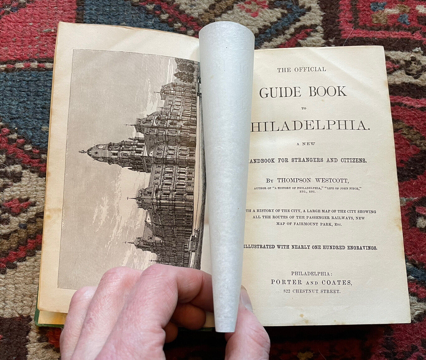 1876 Official Guide Book to Philadelphia : United States of America : Engravings