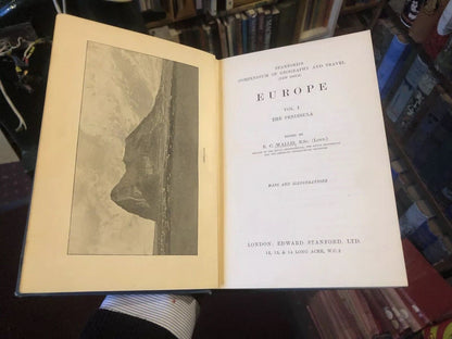 EUROPE :  The Peninsula -  The Western Margin and the Core - B C Wallis 1924