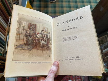 CRANFORD Elizabeth Gaskell : Decorative Binding 1929