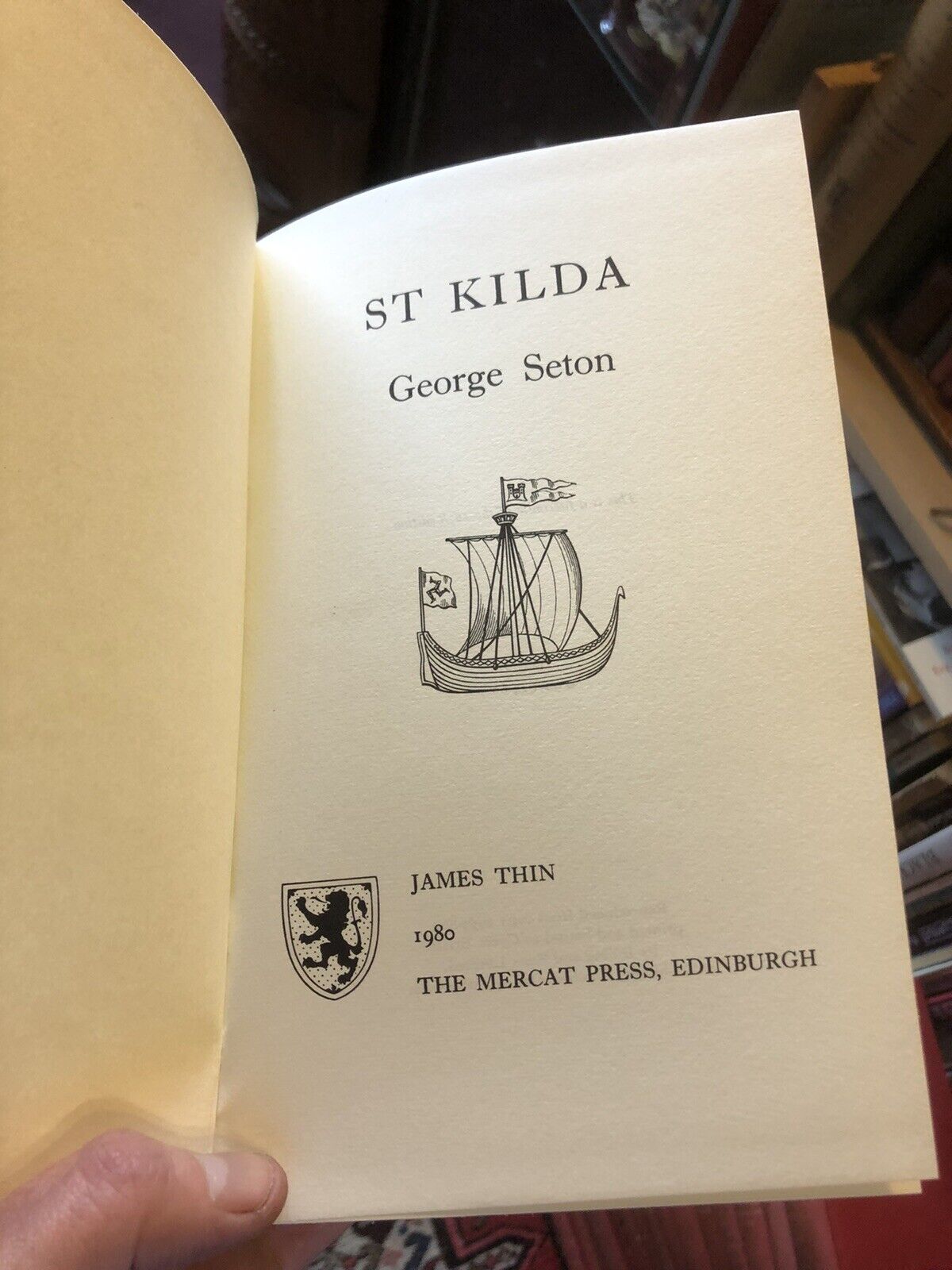 St Kilda : George Seton (Facsimile Edition) Scottish Island Customs &amp; Lore