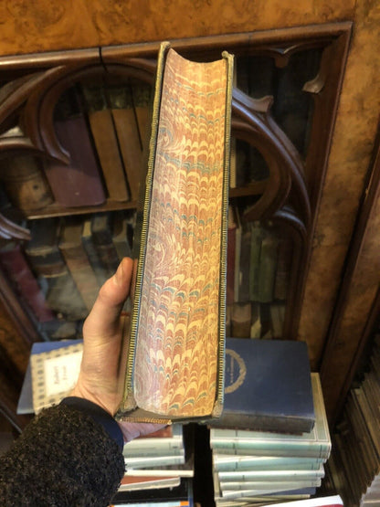 1875 Plutarch's Lives Translated from the Original Greek : Fine Leather Binding