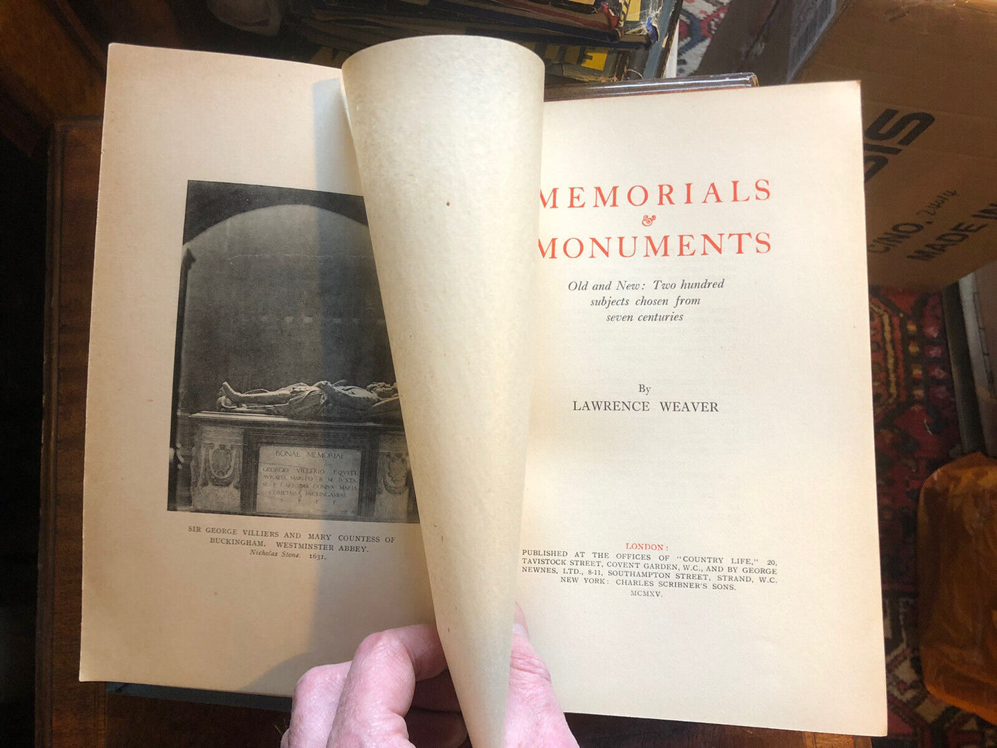1915 Memorials and Monuments : Lawrence Weaver : Illustrated : War Memorials
