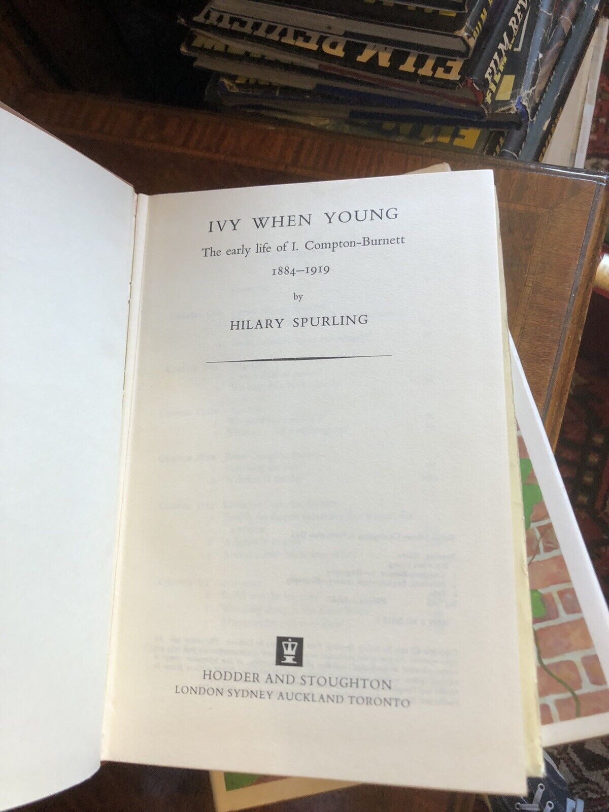 Early Life of Ivy Compton-Burnett : Ivy When Young + Secrets : Hilary Spurling