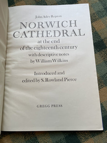 1965 Norwich Cathedral : Large Architectural Plates : Folio (24.5" x 17") Repton