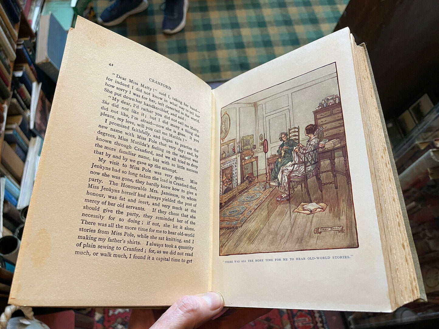 CRANFORD Elizabeth Gaskell : Decorative Binding 1929