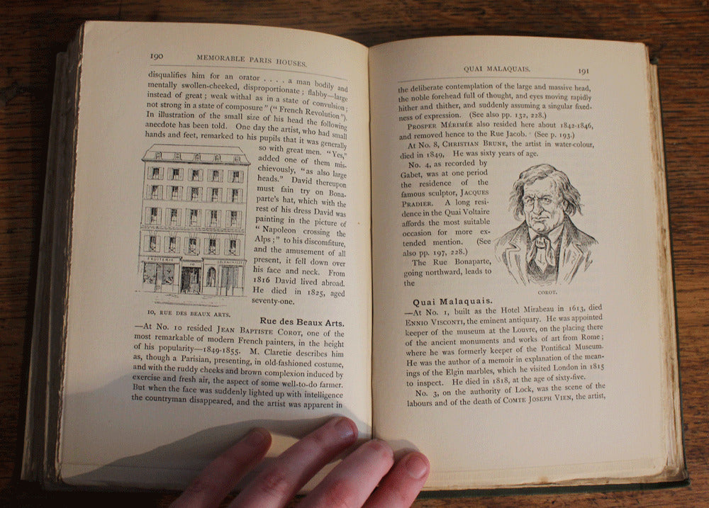 Memorable Paris Houses - Wilmot Harrison - First Edition - 1893