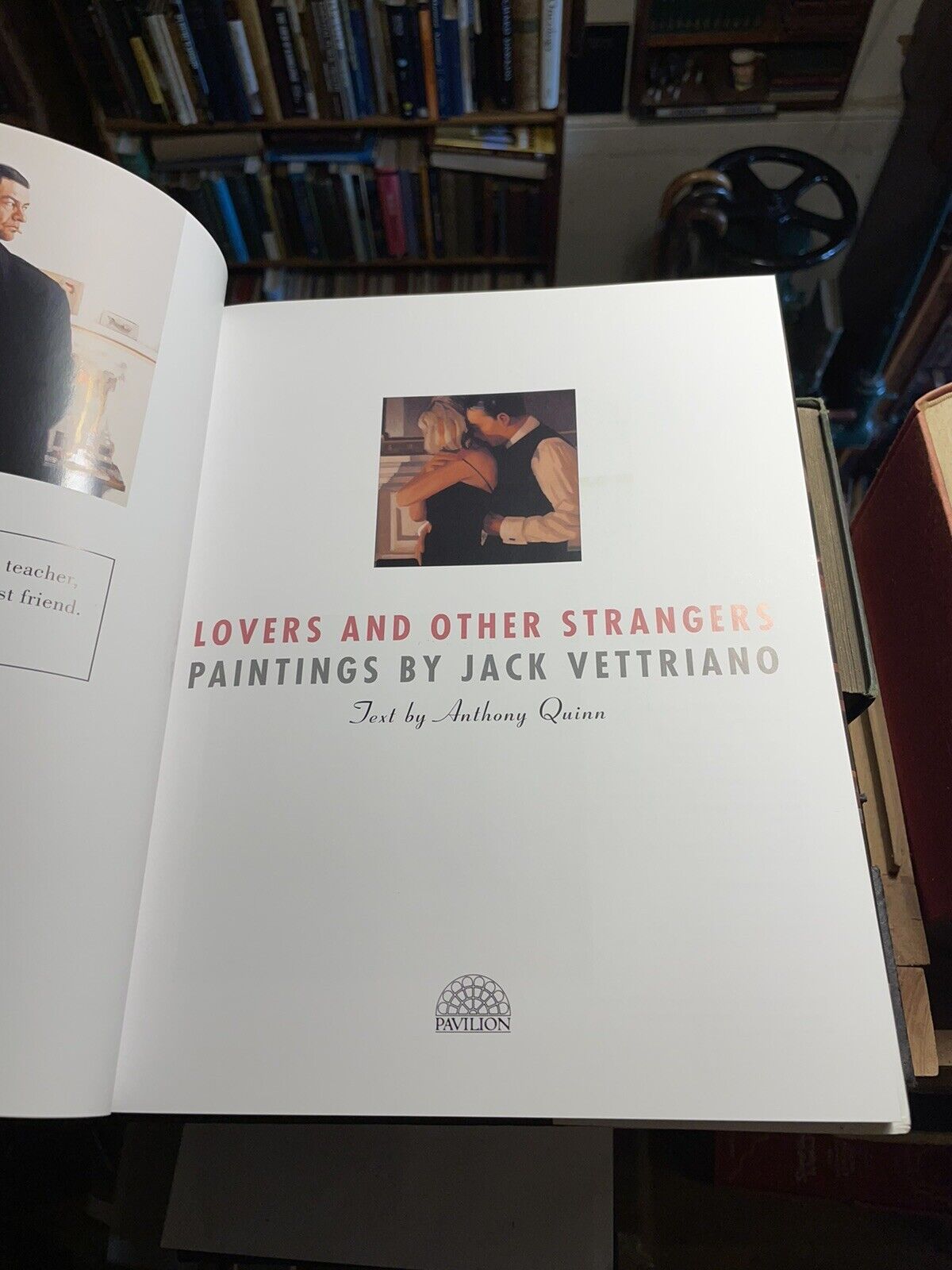 Jack Vettriano (SIGNED COPY TO BARBARA RAE) Lovers and Other Strangers HB