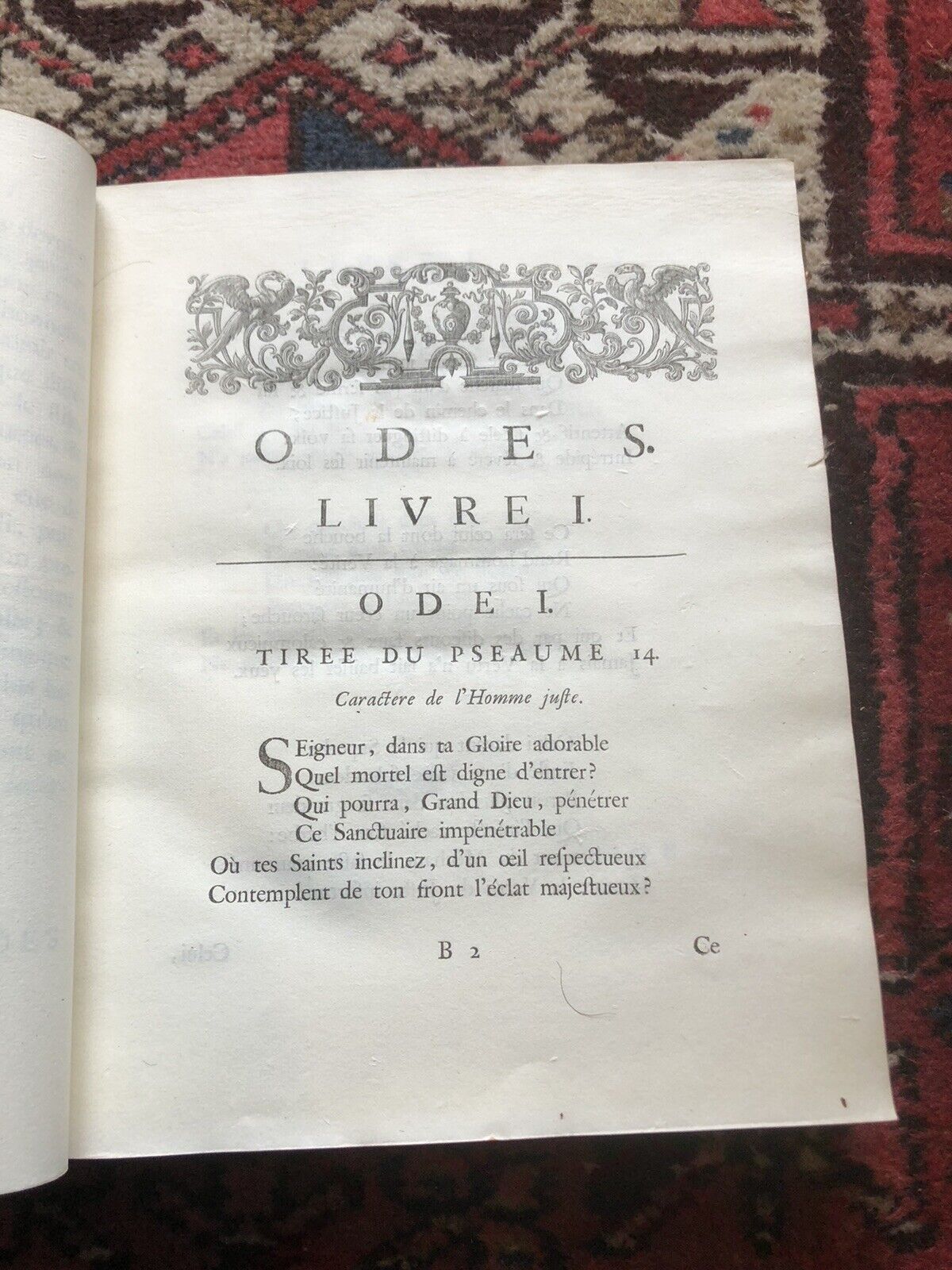 1723 Oeuvres Diverses de Mr. Rousseau  :Works of Rousseau