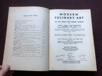 1937 Modern Culinary Art French and Foreign Cookery : Henri-Paul Pellaprat