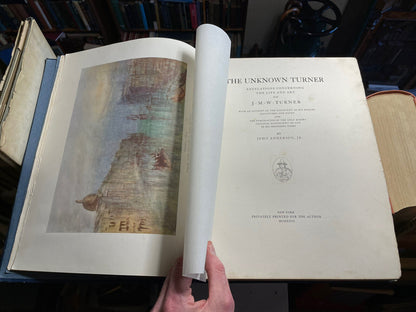 The Unknown Turner : John Anderson : Private Print (1000 Copies) With Letters
