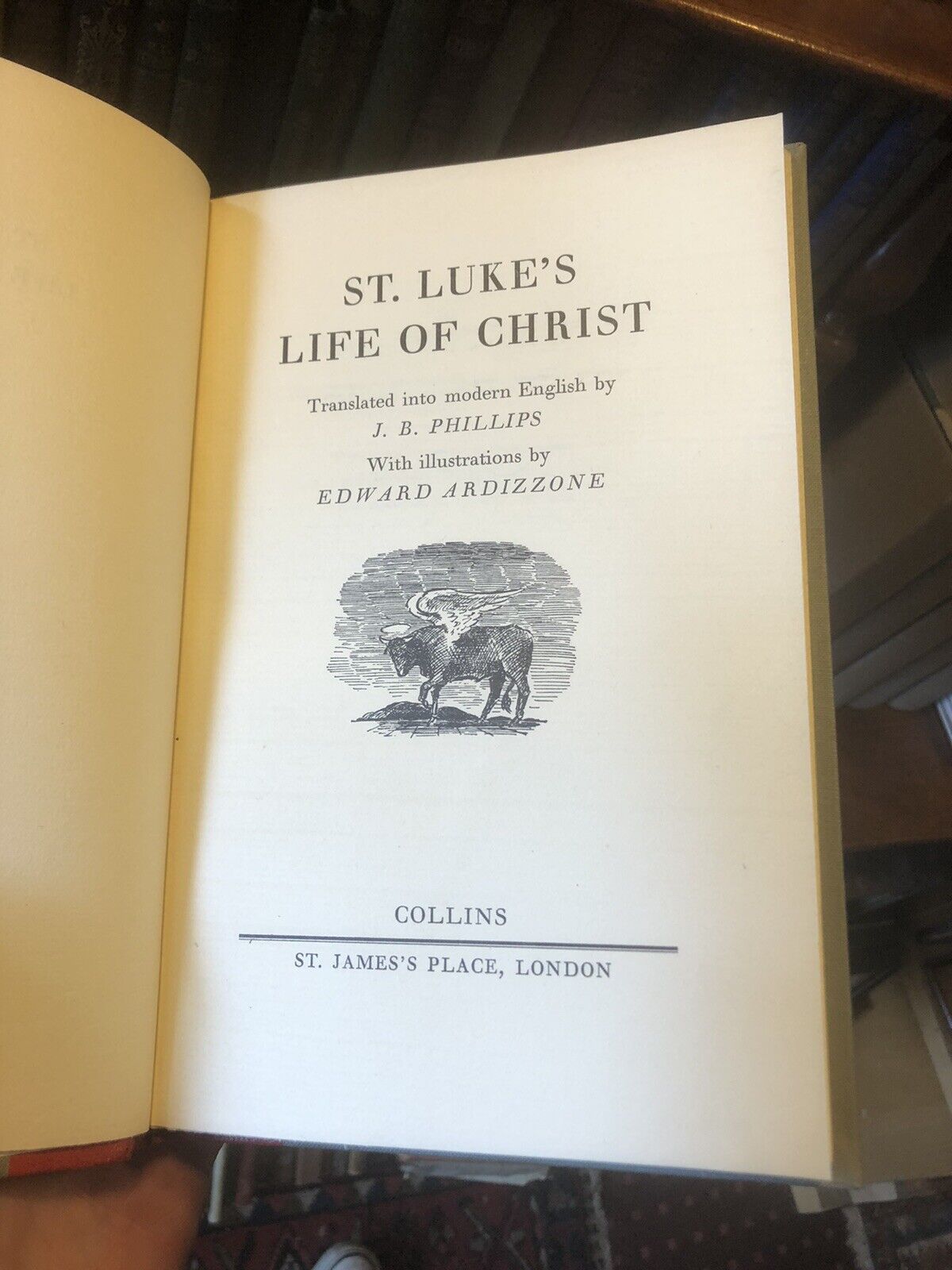St Lukes Life of Christ SIGNED LTD EDITION Edward Ardizzone / J B Phillips 1956