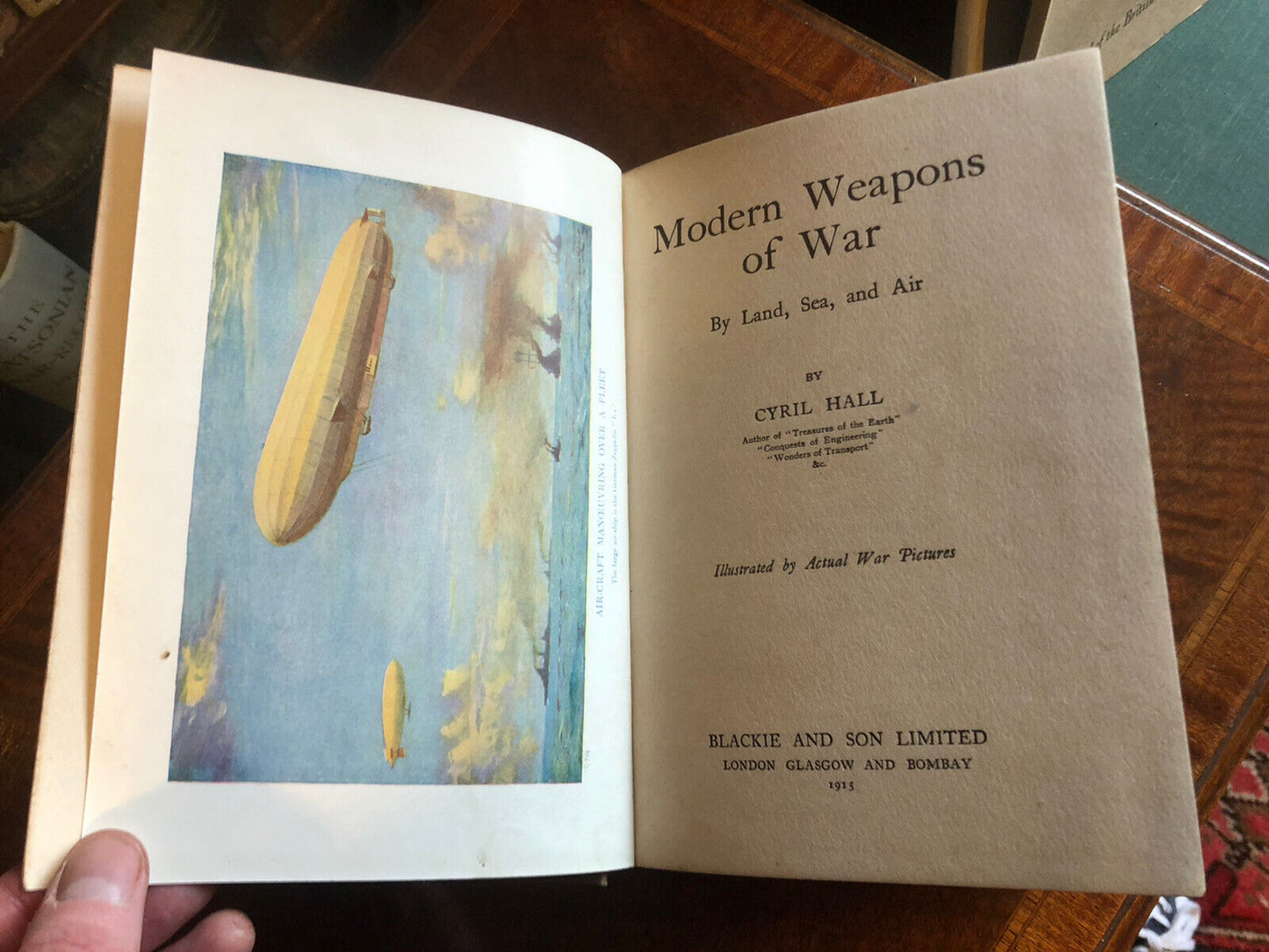 1915 Modern Weapons of War ( WWI ) Military Combat Submarines Guns Mines Battle