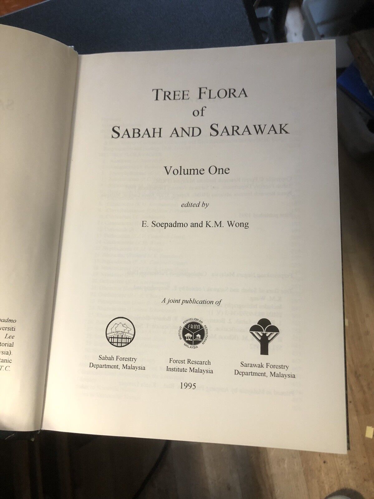 Tree Flora of Sabah and Sarawak (Vol I) Forestry Research  :Natural History