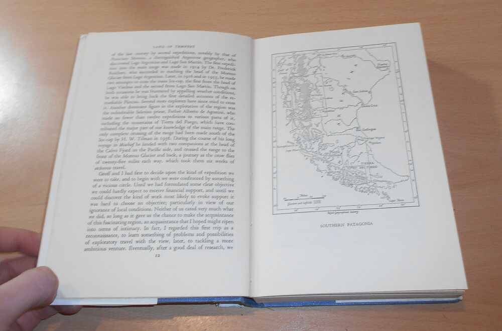 Land of Tempest. Travels in Patagonia 1958-62. By Eric Shipton - 4 Expeditions