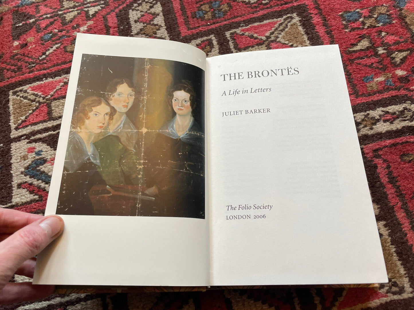 The Brontes ; A Life in Letters : Folio Society : Illustrated : Juliet Barker