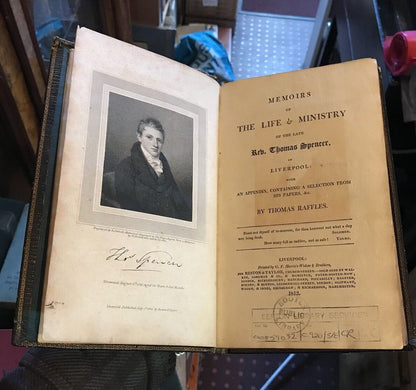 1813 Memoirs of the Life & Ministry of the Rev Thomas Spencer of Liverpool
