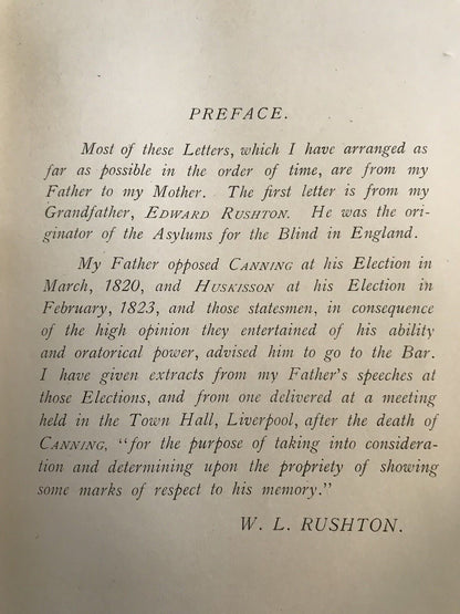 1903 - LETTERS OF A TEMPLAR - Edward Lowes Rushton - BRITISH LAW Liverpool