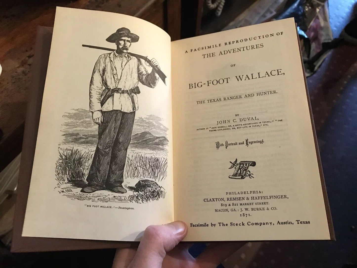 The Adventures of Big-Foot Wallace ; Texas Ranger & Hunter Mexican-American War