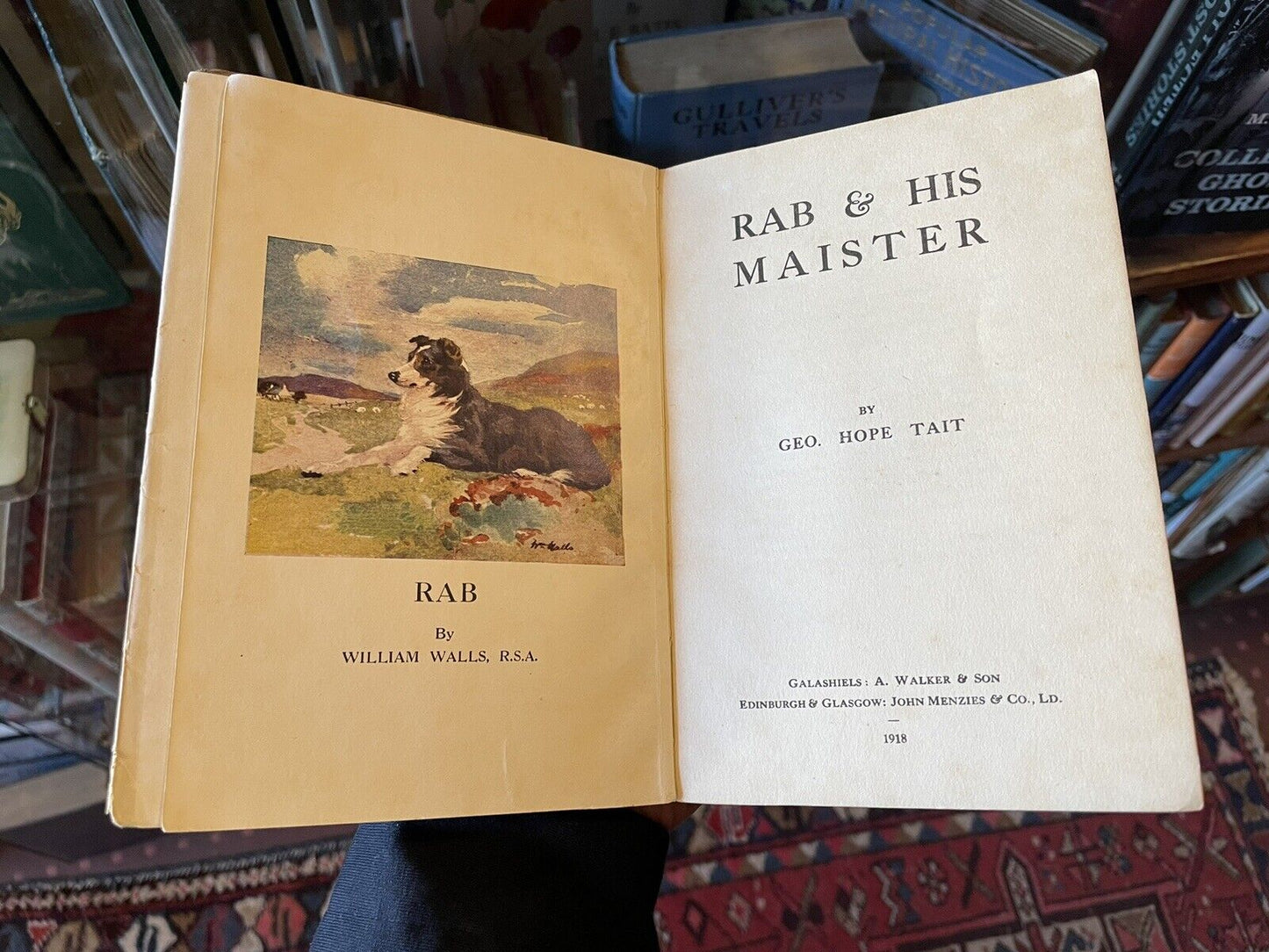 Rab (A Yarrow Dog) and His Maister : Tait :  Lowland Scots Poetry : Collie 1918