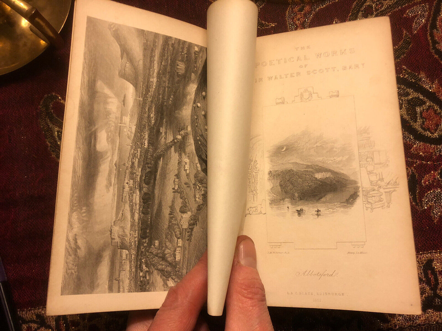 1852 The Poetical Works of Sir Walter Scott : Memoir of the Author : Engravings