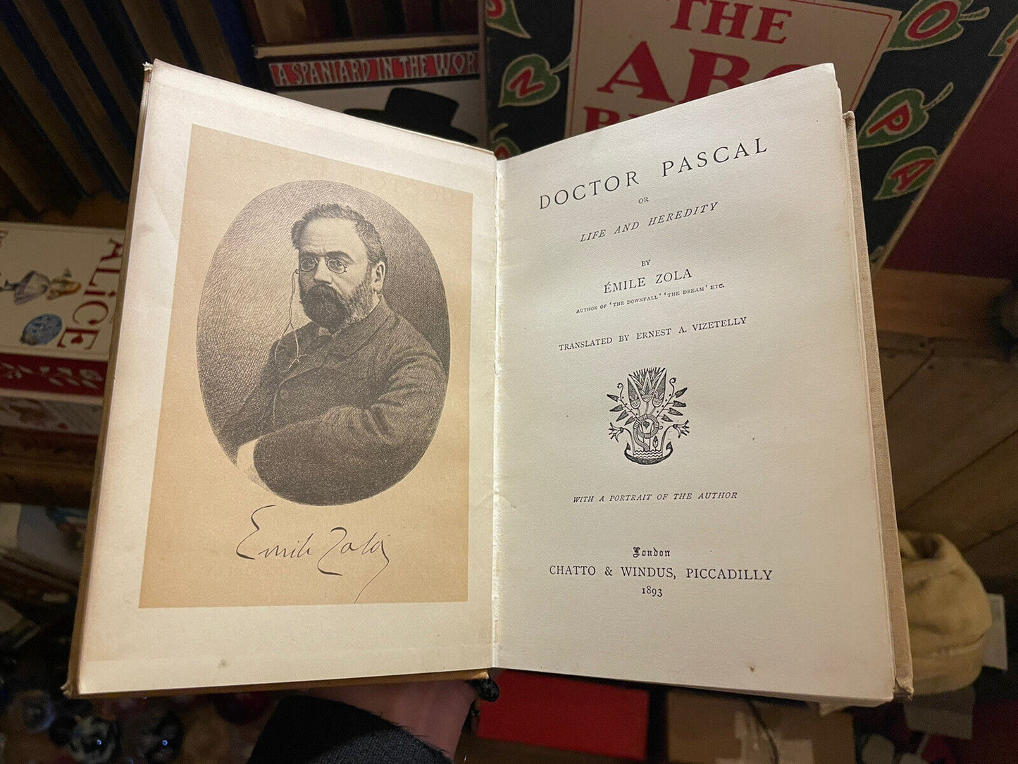 Emile Zola - Doctor Pascal - First Edition 1893 - Vizetelly Translation - Scarce