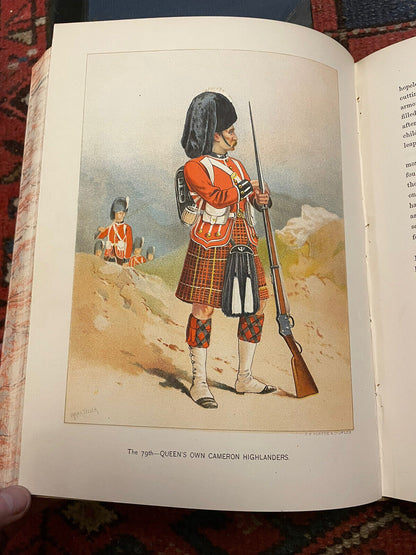 The British Army : Indian &amp; Colonial Forces : Queen's Military Regiments c1880
