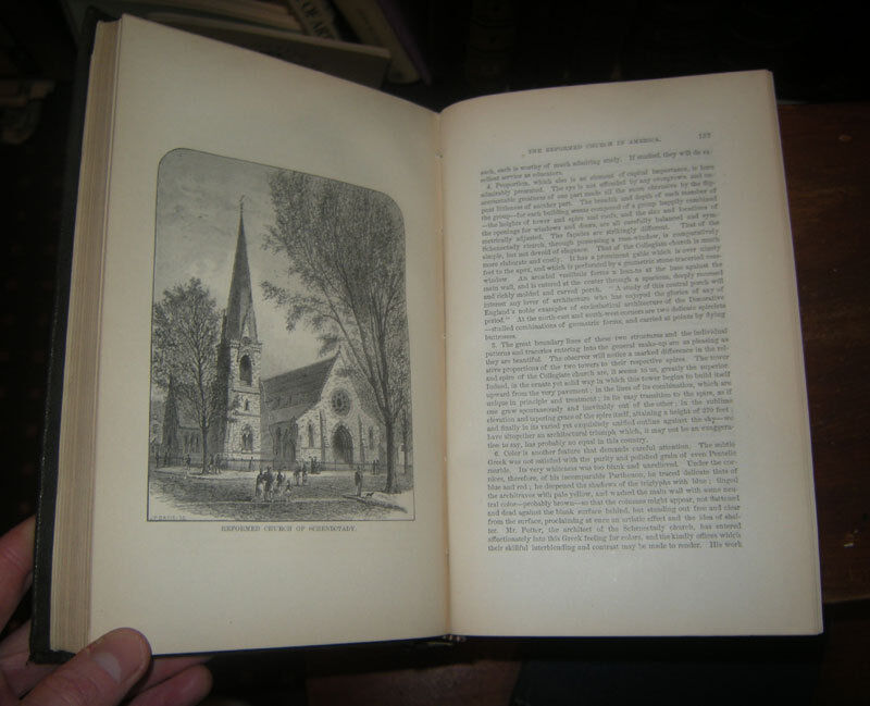 1879 E T Corwin's History of the Reformed Church in America / Architecture