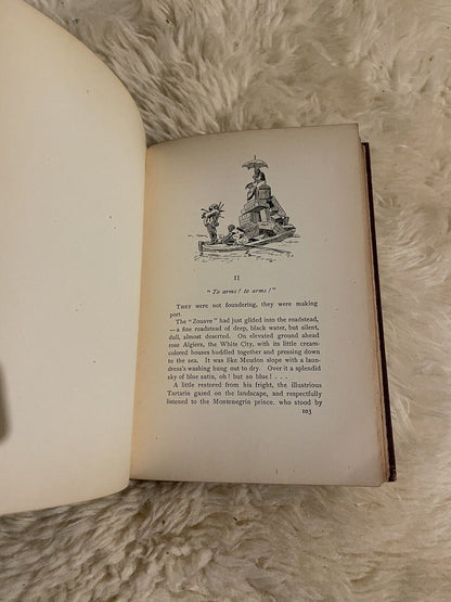 1895 Daudet's Tartarin of Tarascon : Art Nouveau Gilt Binding : Fine Binding