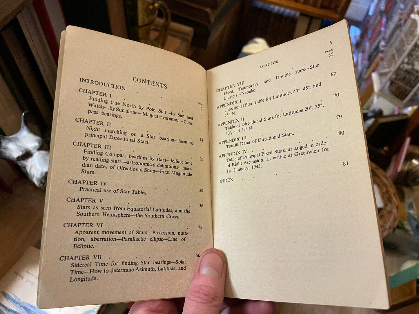 Practical Astronomy for the Forces : WWII Military Navigation Directional Stars