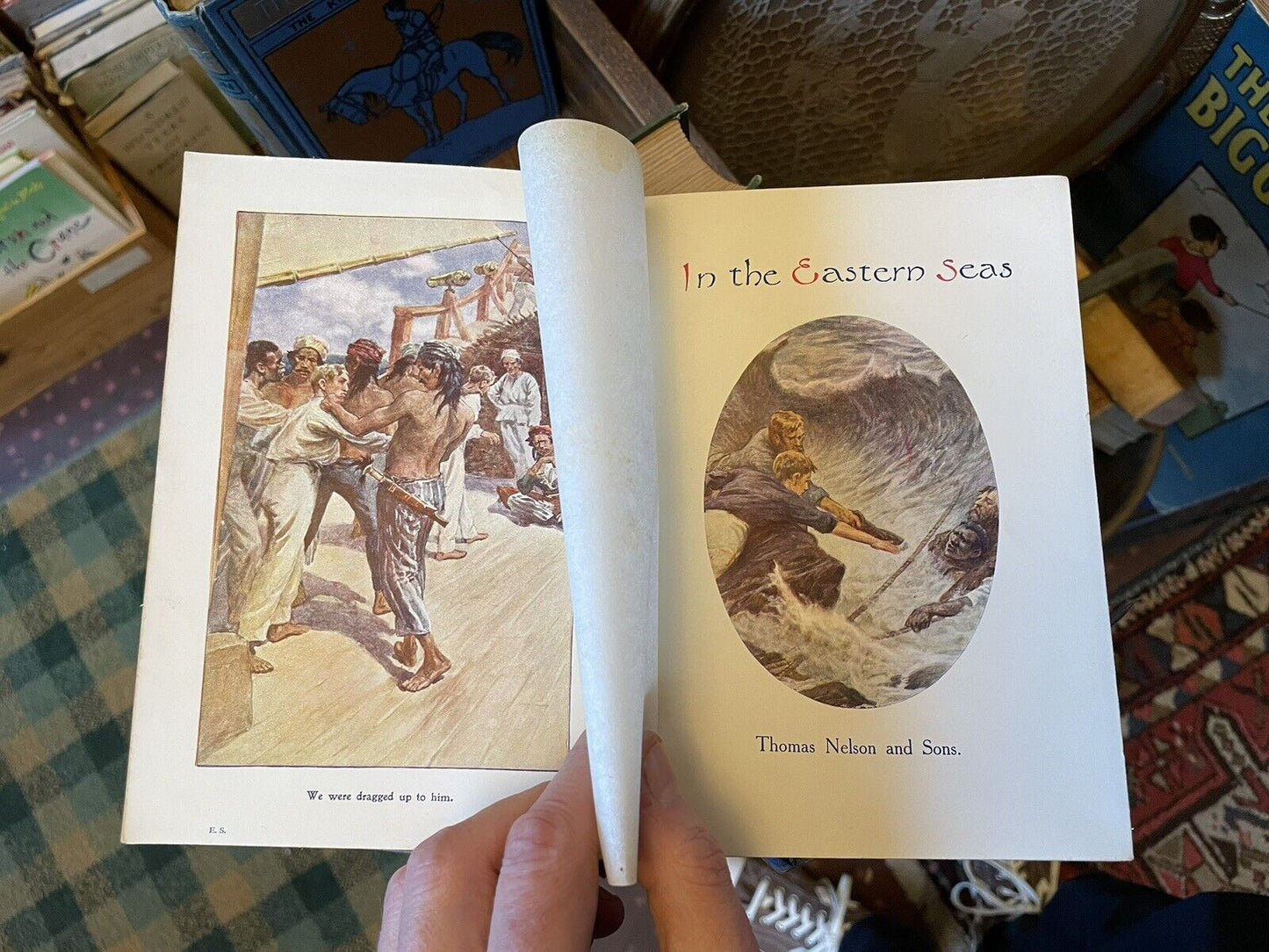 W H G Kingston (9 Books)  Boys High Sea Adventure Stories : Travels / Ships VGC