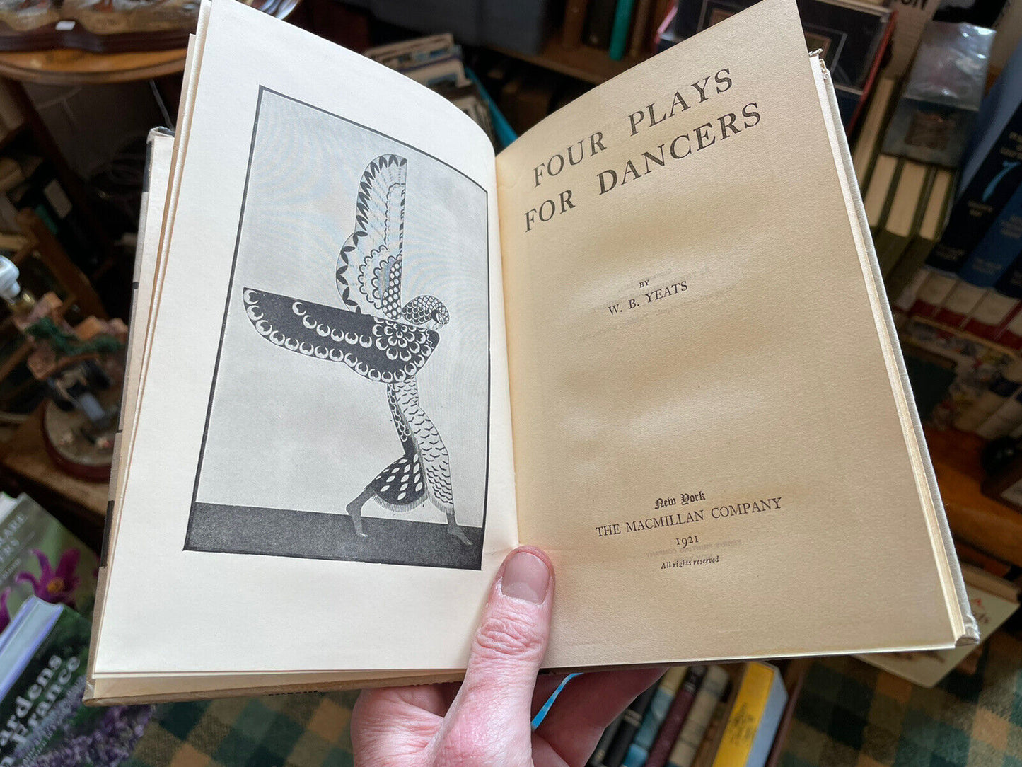W.B. YEATS Four Plays for Dancers ILLUSTRATED by EDMUND DULAC 1st Edition 1921