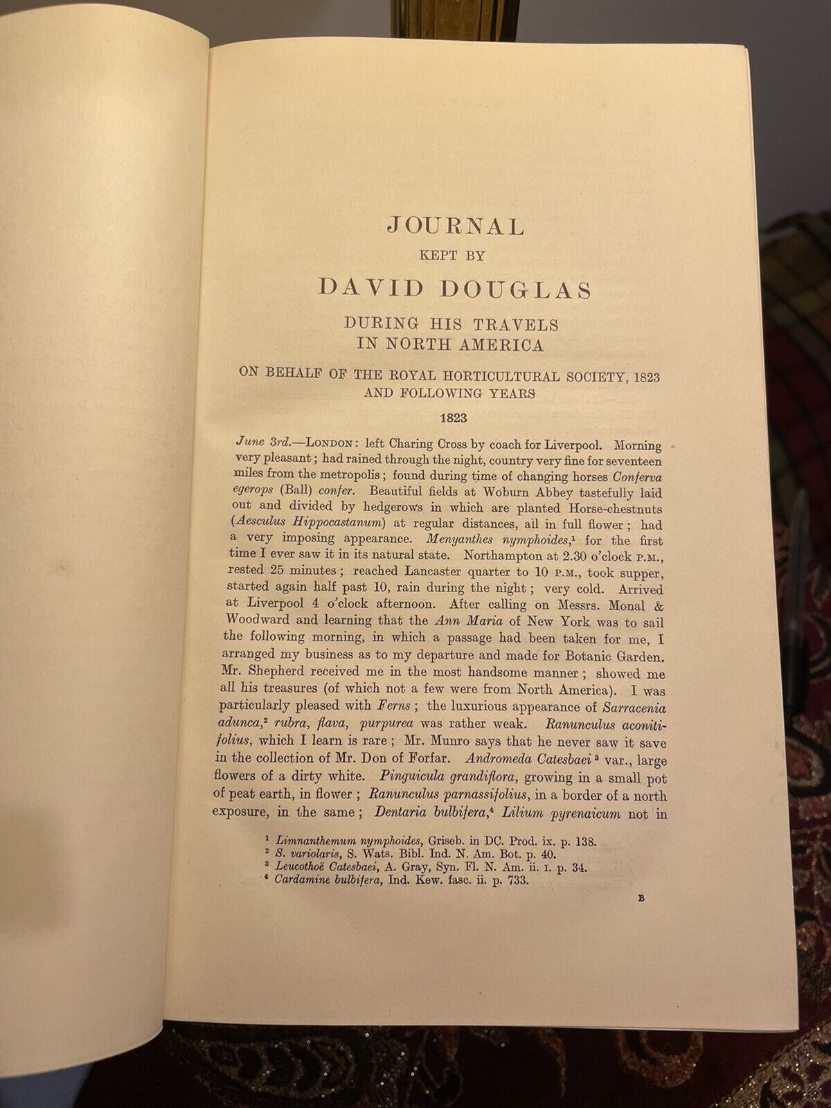 Journal of David Douglas Travels in North America 1823-1827  Plant Hunting 1914