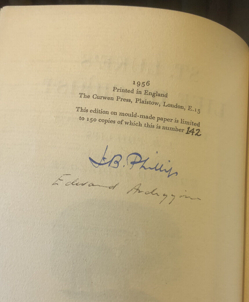 St Lukes Life of Christ SIGNED LTD EDITION Edward Ardizzone / J B Phillips 1956