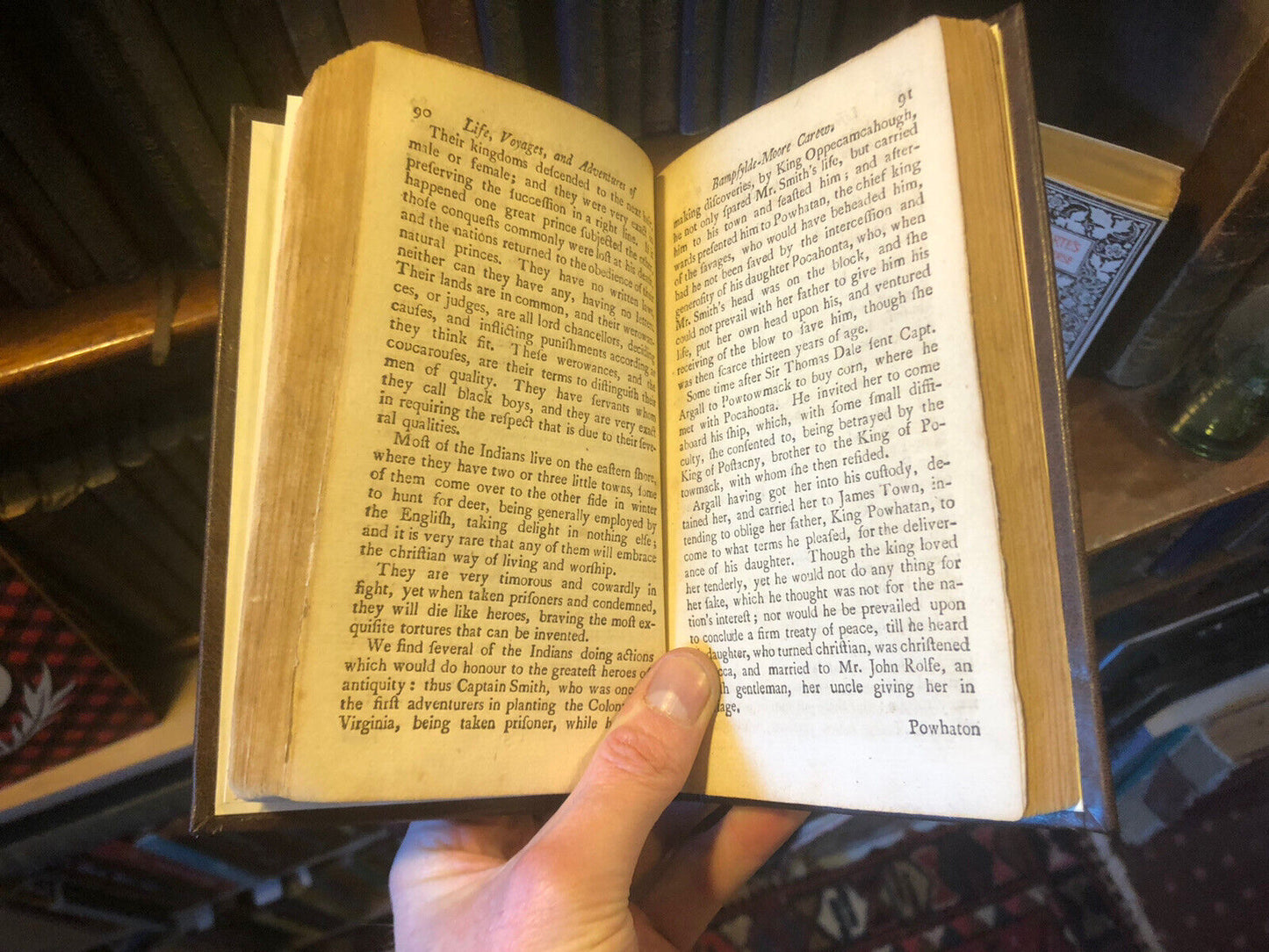1785 KING OF THE GIPSIES : Voyages and Adventures of Bampfylde-Moore Carew