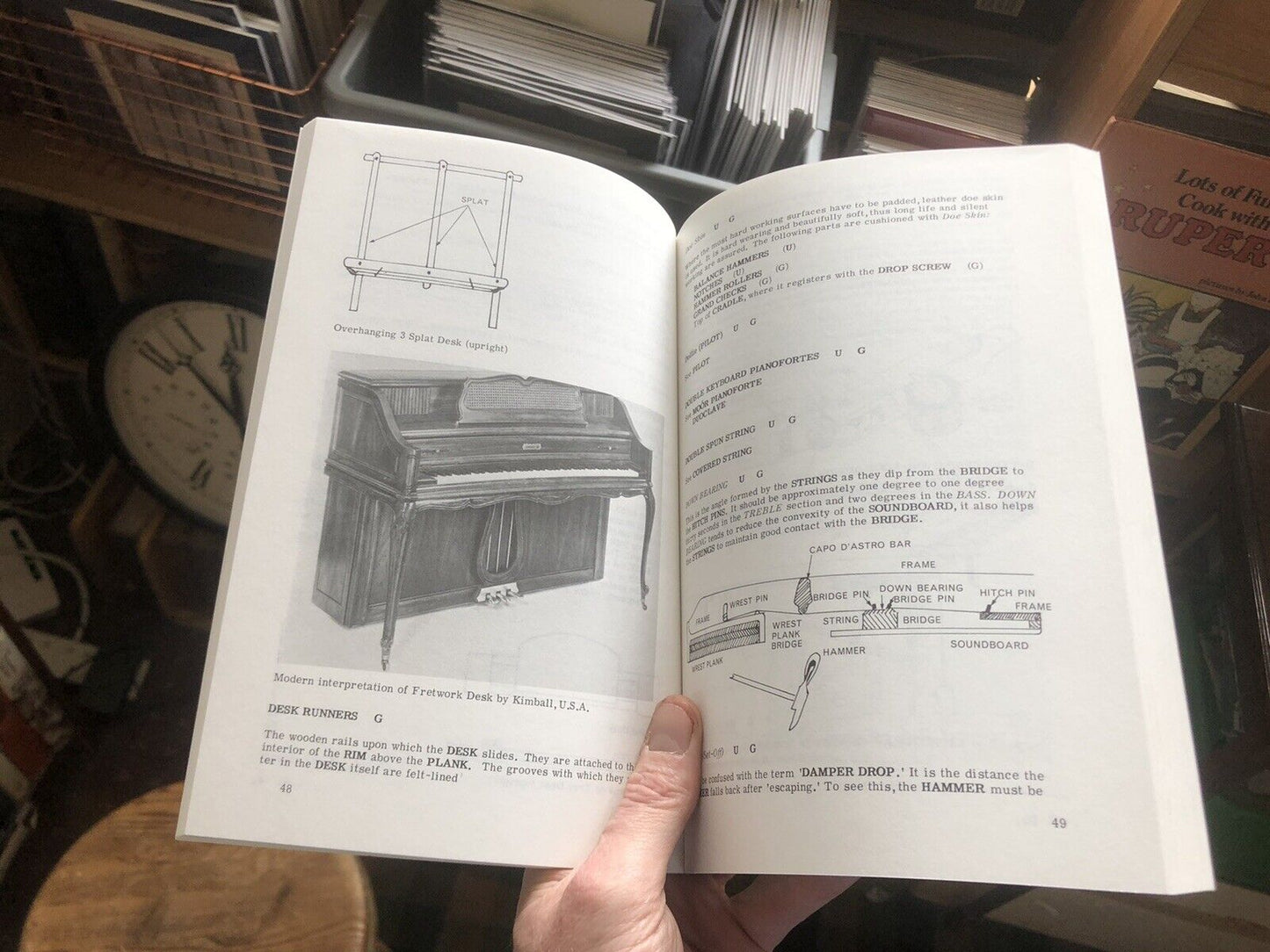 The Anatomy of the Piano : Herbert Shead : Technical Book Construction Parts etc