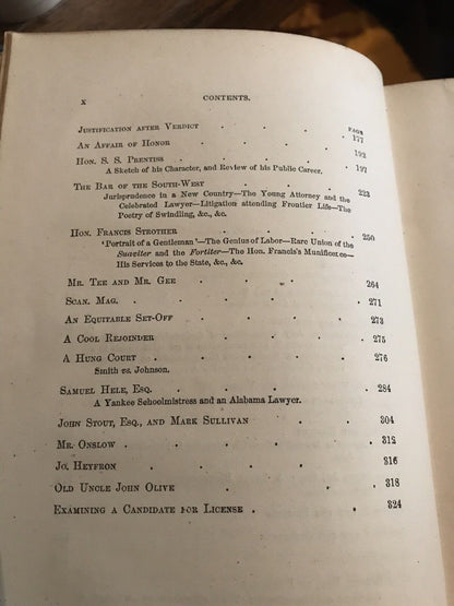 1876 Baldwin's  FLUSH TIMES of ALABAMA and MISSISSIPPI  - A Series of Sketches