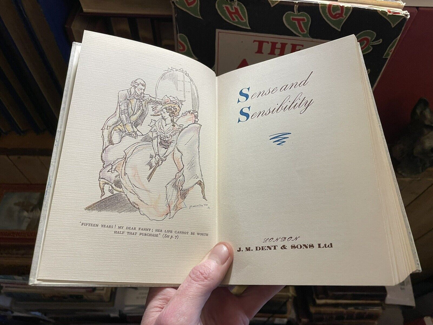 Jane Austen : Sense and Sensibility : Hardback : Vox Edition 1933