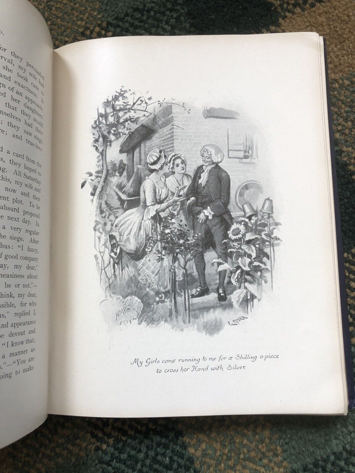 The Vicar of Wakefield : Oliver Goldsmith : H M Paget : Ernest Nister Decorative
