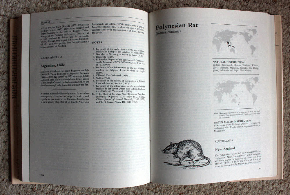 Naturalized Mammals of the World - Sir C.Lever - First Edition - 1985 Signed