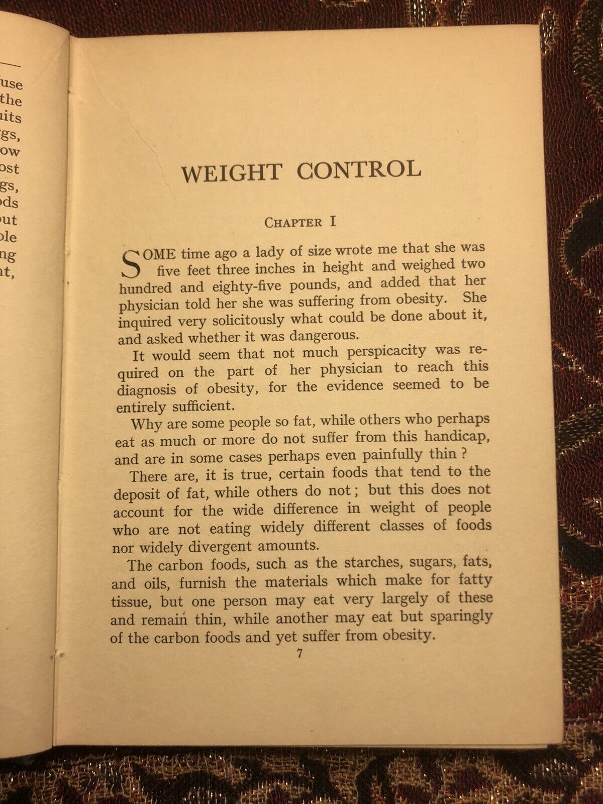 1936 Weight Control : Howard Hay : Early Dieting Health Book / Diet Weight Loss