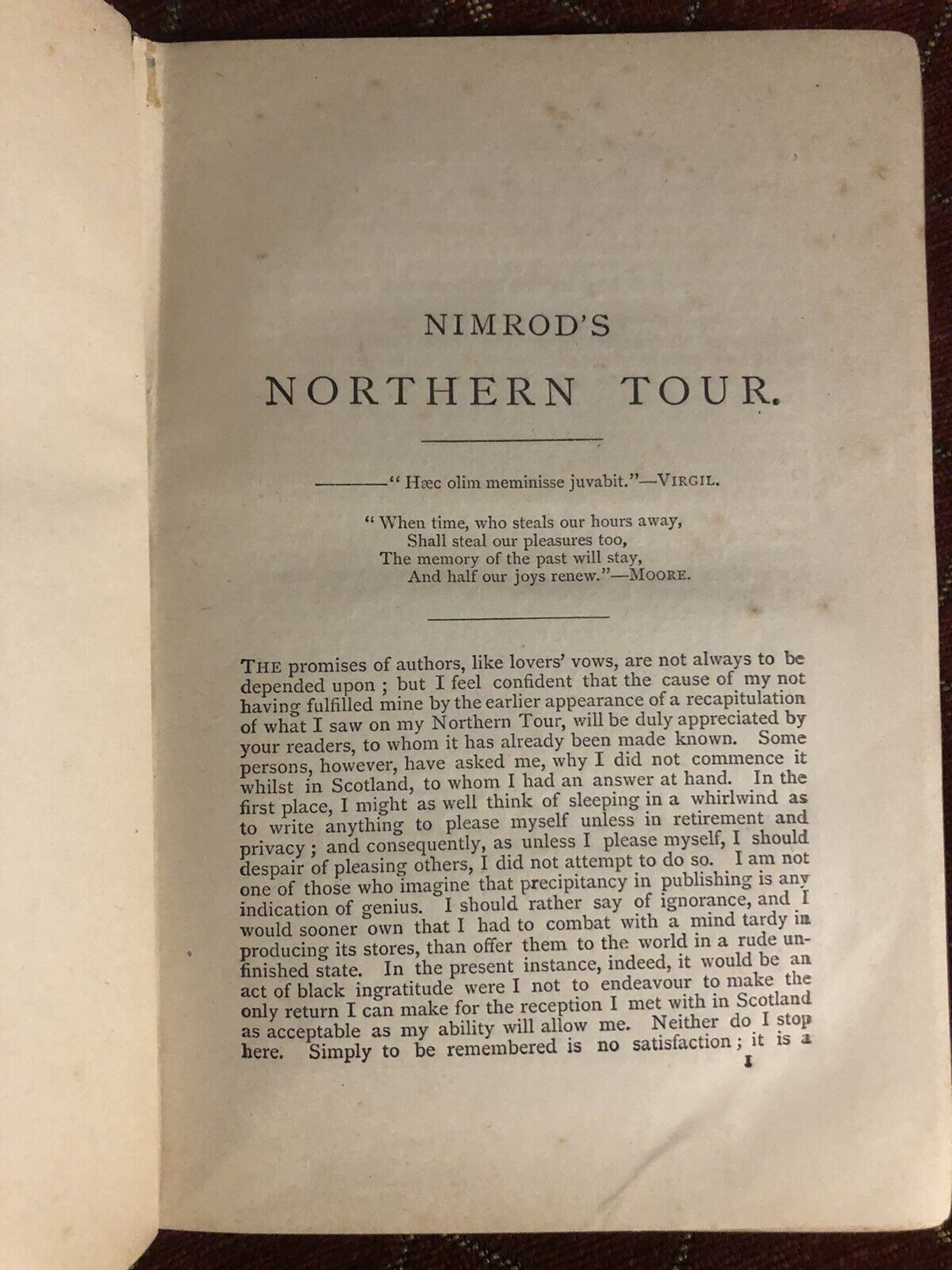 Nimrod’s Northern Hunting Tour ( Yellowback ) Scotland &amp; Northern England
