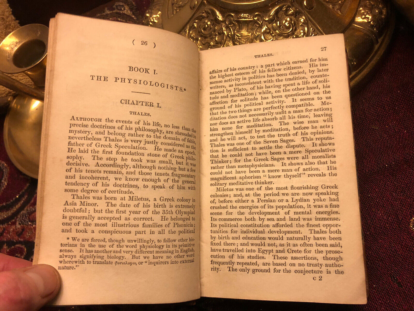 1845 A Biographical History of Philosophy :  G H Lewes : Greek Philosophy