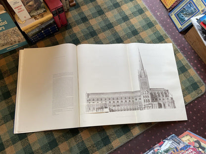 1965 Norwich Cathedral : Large Architectural Plates : Folio (24.5" x 17") Repton