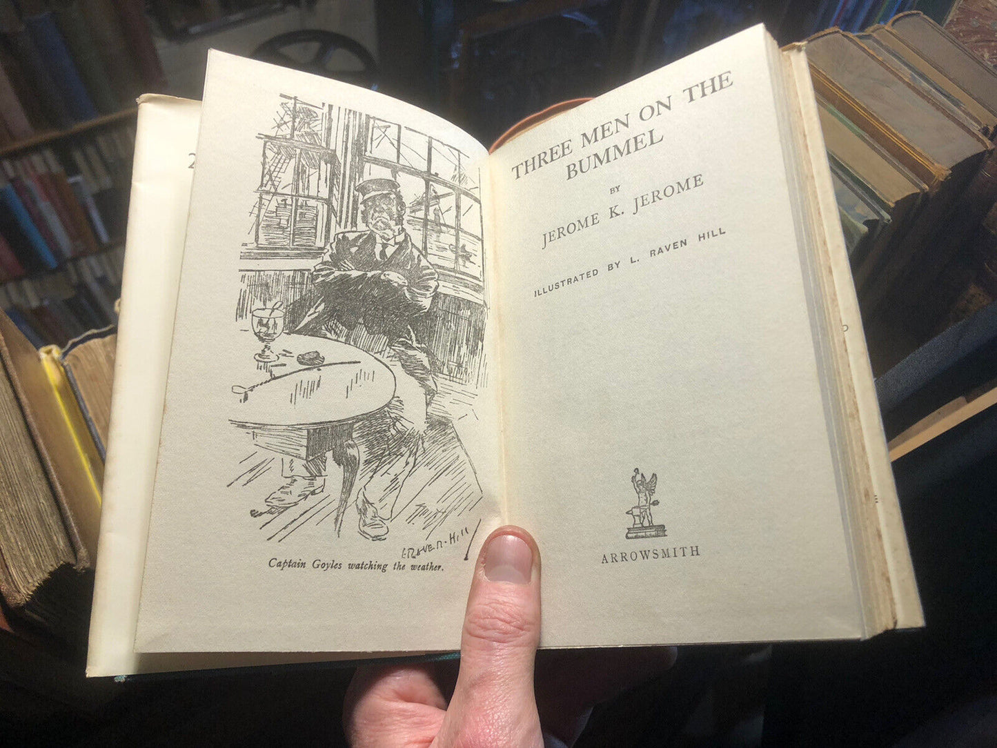 Jerome K Jerome : Three Men on the Bummel : Hardback in Dust Jacket 1937