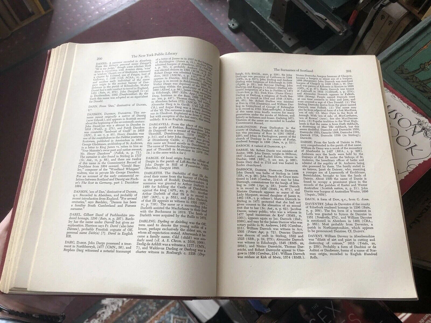 The Surnames of Scotland - Origin Meaining &amp; History - Scottish Genealogy 1946
