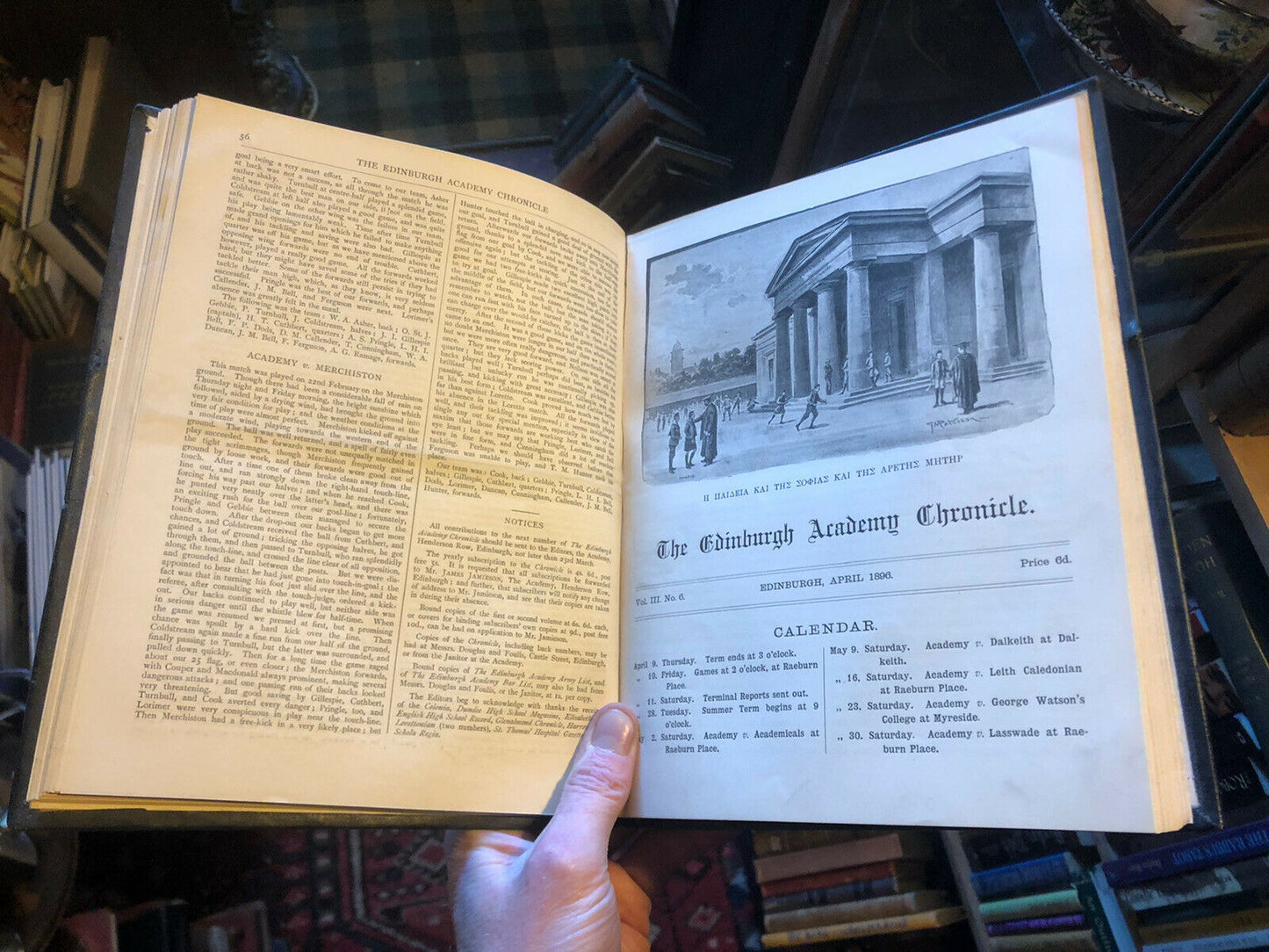 Edinburgh Academy Chronicle (Gilbert Goudie) Orkneyinga Saga Translator 1895