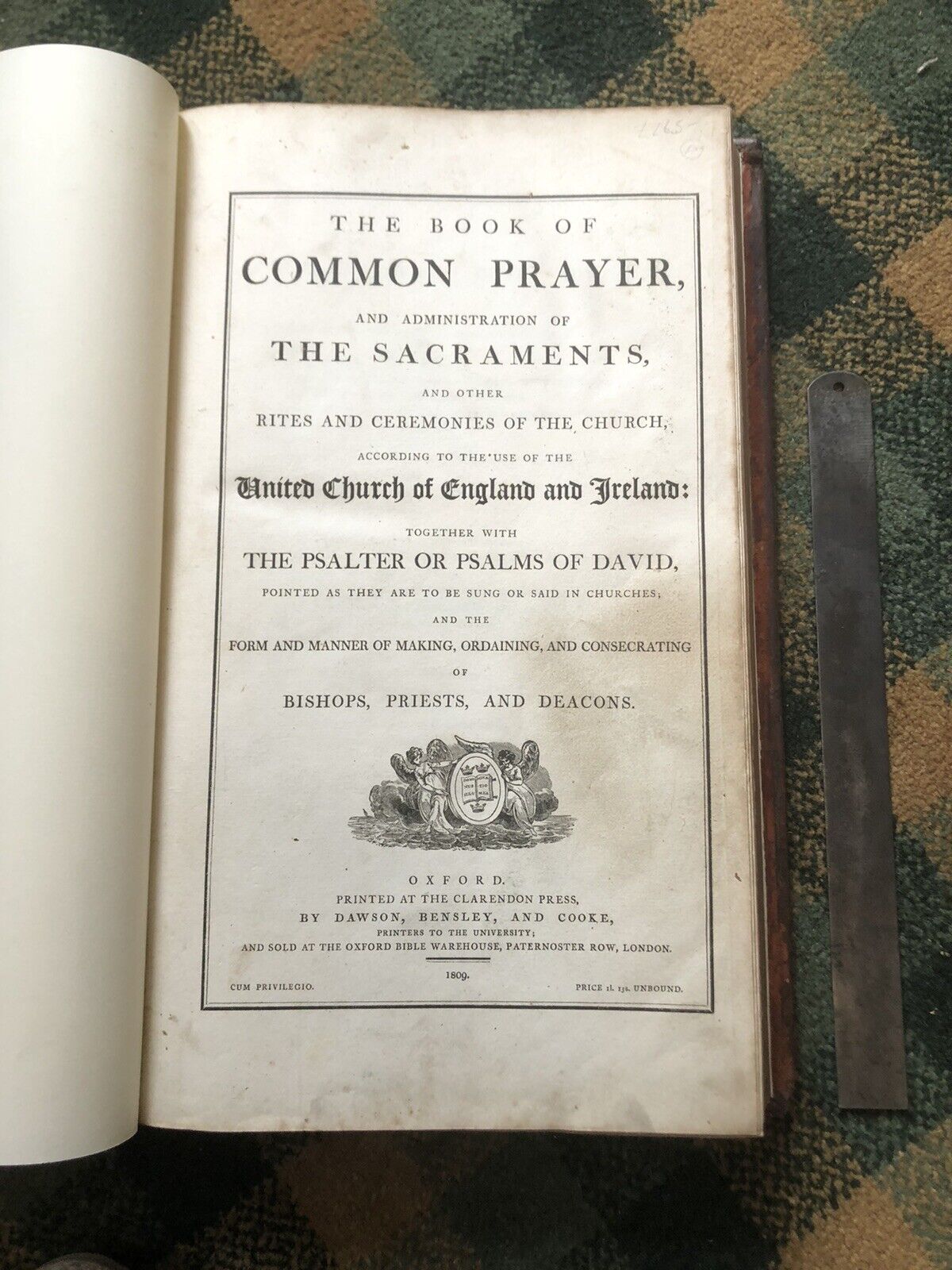 ANTIQUE BOOK OF PRAYER ACCORDING TO store THE