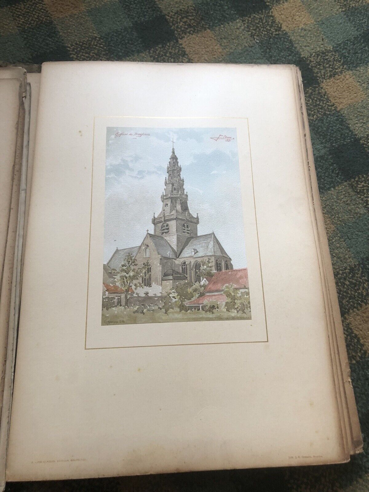 1891 Tours et Tourelles Historiques de la Belgique : Mr Jean Baes Architect